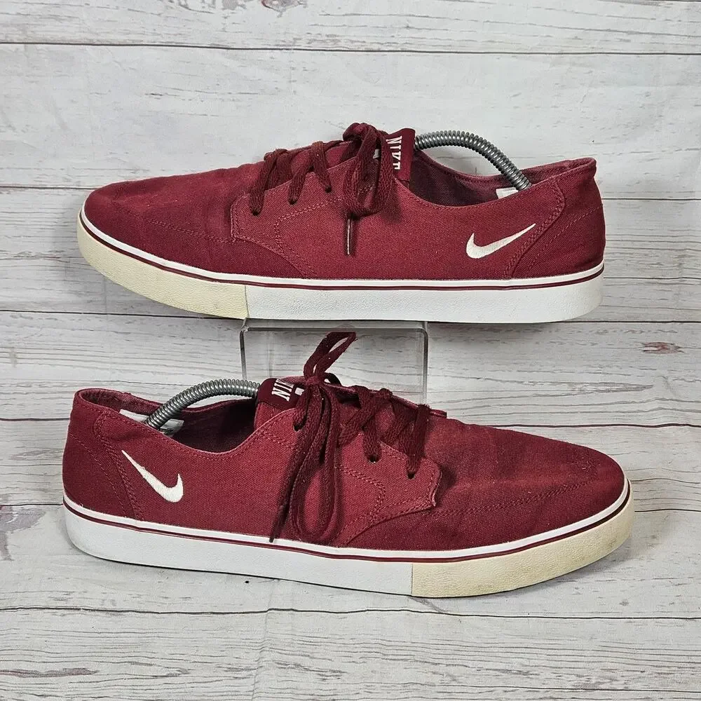 Nike 6.0 Braata LR Shoes Mens Size 13 Red Low Top Skateboarding 458697-610